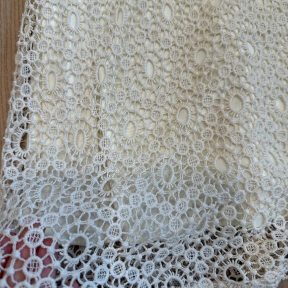 Ivory Crochet Mini Dress - Picture 2 of 3